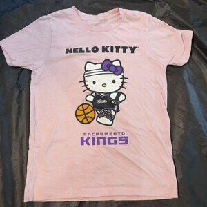 Hello Kitty Pink Sacramento Kings Graphic Tee